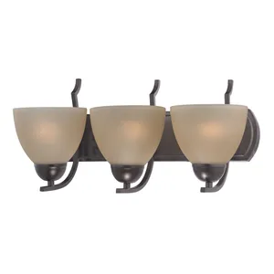Kingston 20'' Wide 3-Light Vanity Light - Oil Rubbed Bronze 1