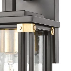 Vincentown 11'' High 1-Light Outdoor Sconce - Matte Black 5