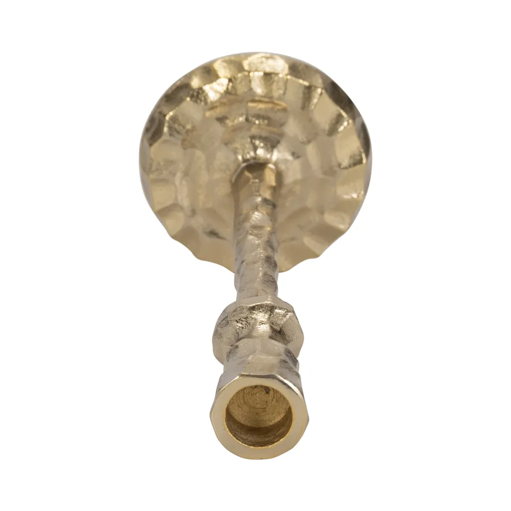 CALECREST GOLD CANDLE HOLDER 9 (IN)
