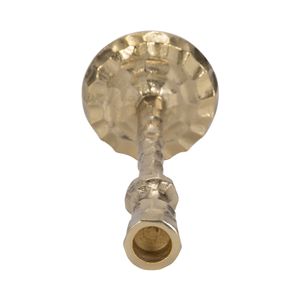 CALECREST GOLD CANDLE HOLDER 9 (IN) 6