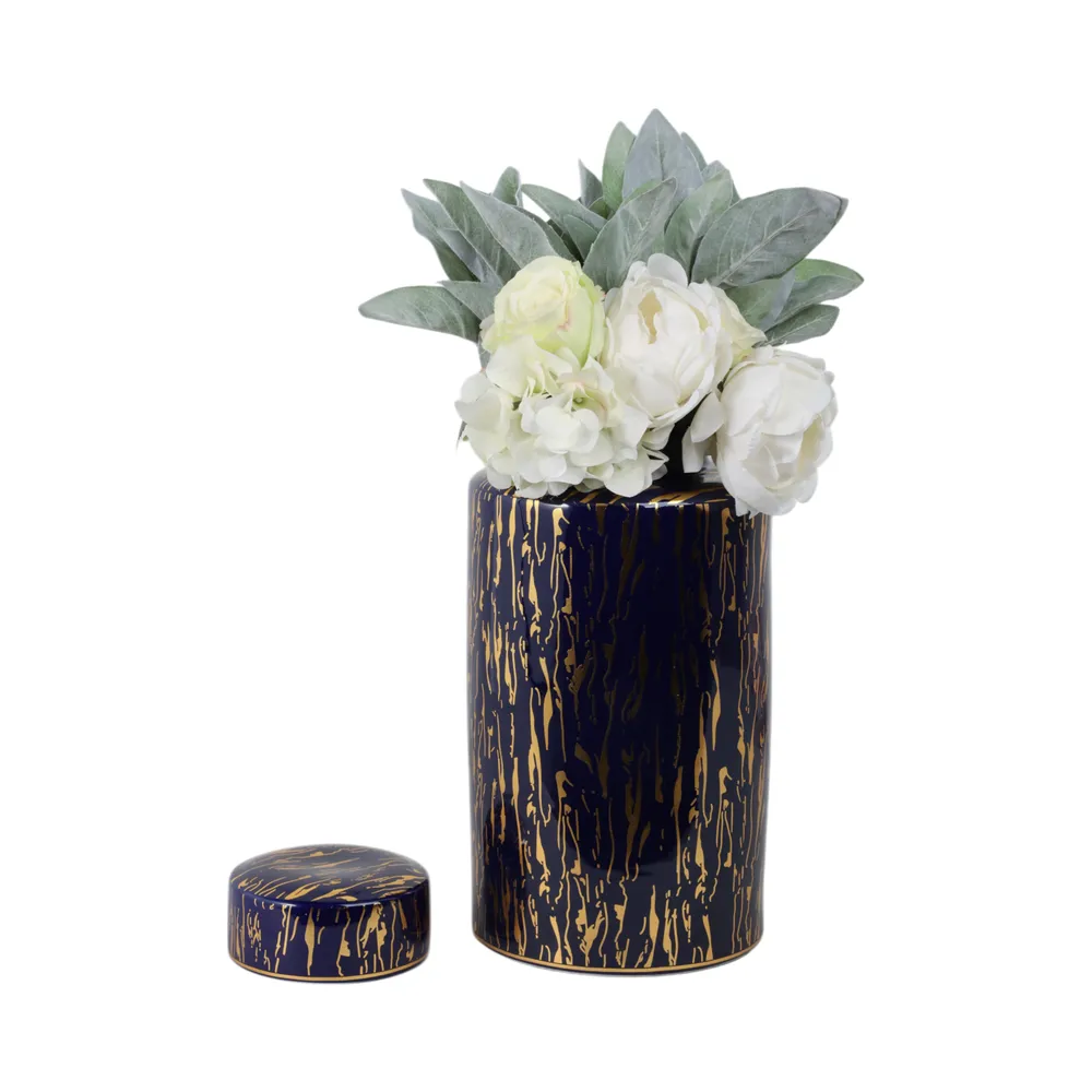 DUFFYSHAW BLUE JAR 16 (IN)