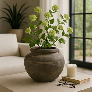 CLOVERHAM BROWN VASE 9 (IN) 12