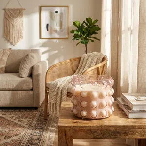 BUFORDHAM PINK CANDLE 7 (IN) 12