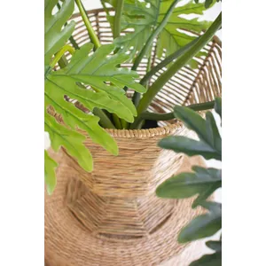 Iron and Seagrass Urn 4