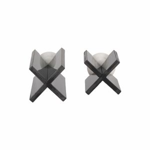 RYELAKE SET OF 2 BLACK DECOR 13 (IN) 7