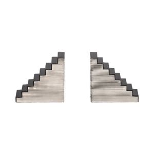 BERGENWIND SET OF 2 BLACK BOOKENDS 6 (IN) 1