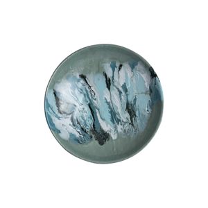 Spindrift Dimensional Wall Art - Set of 3 Seafoam Green Enamel 4