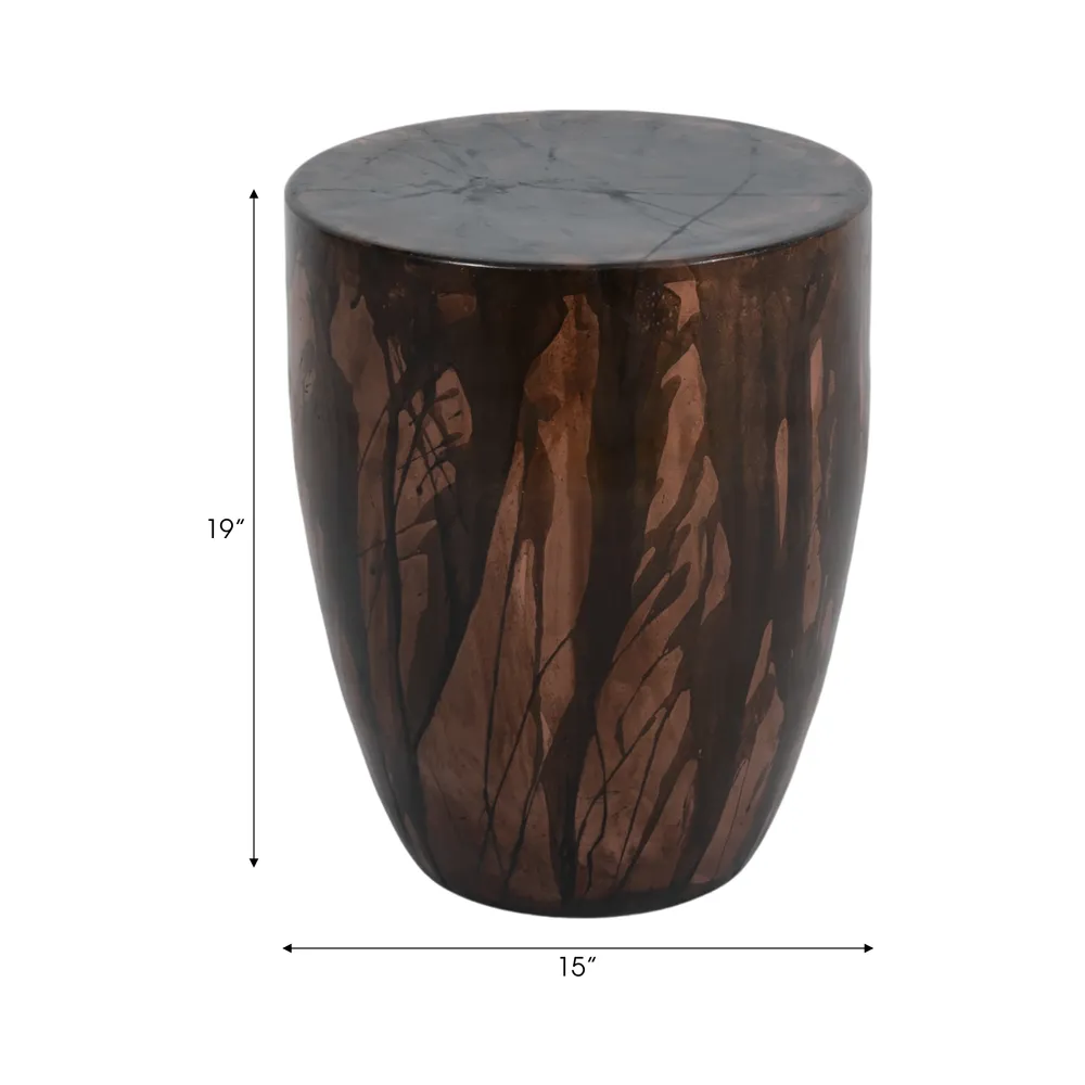 EATONBURN GRAY TABLE 19 (IN)