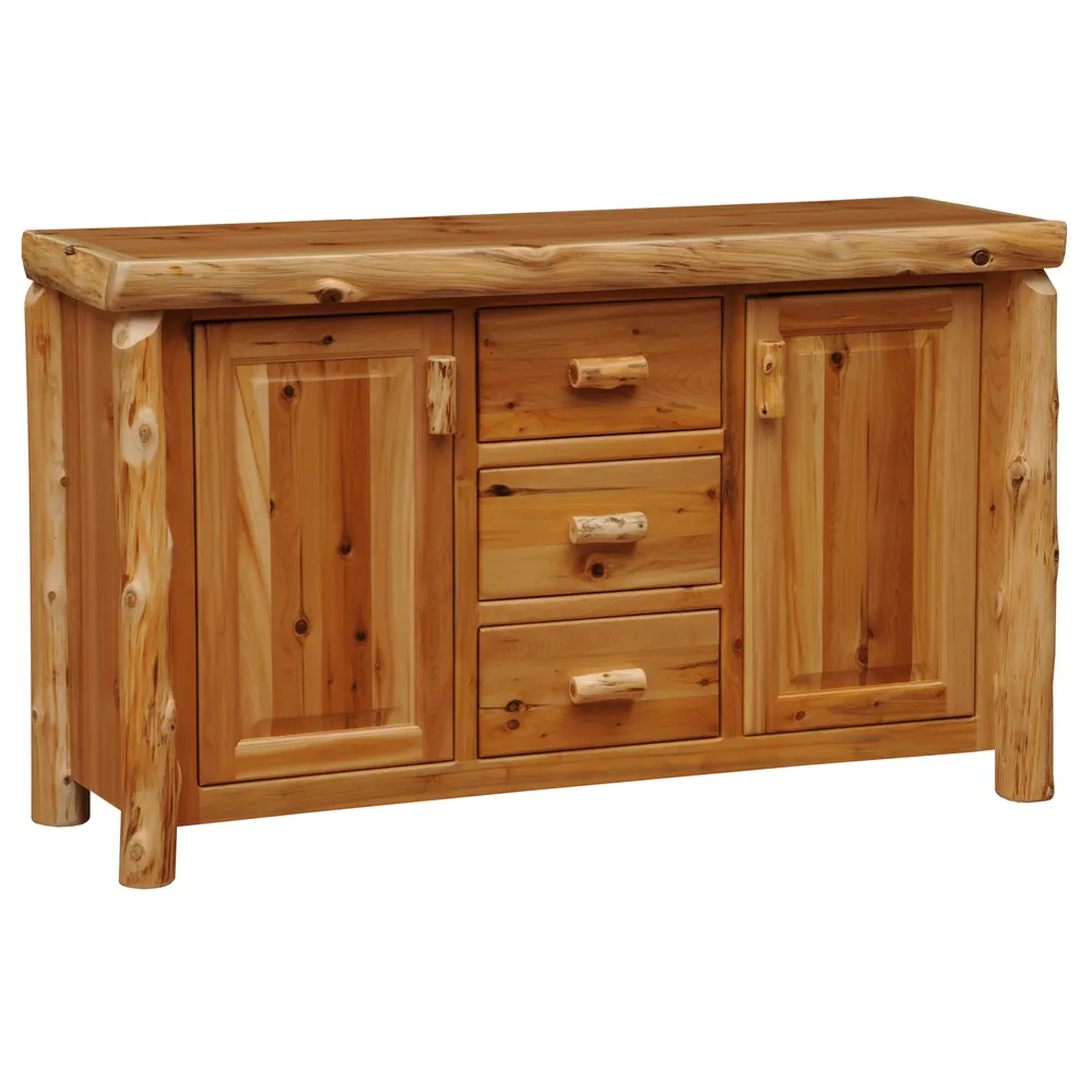 Cedar Log Sideboard - Natural