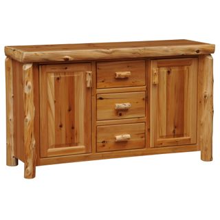 Cedar Log Sideboard - Weathered