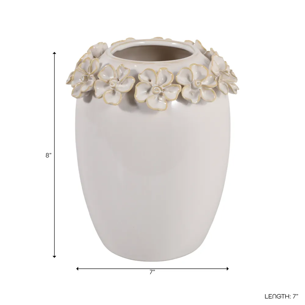 COREYWAY IVORY VASE 8 (IN)