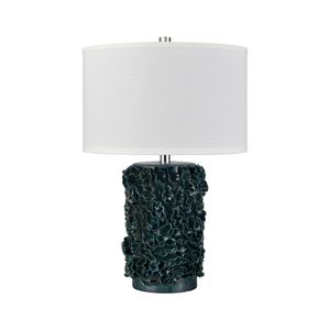Larkin 25'' High 1-Light Table Lamp - Green Glazed 2