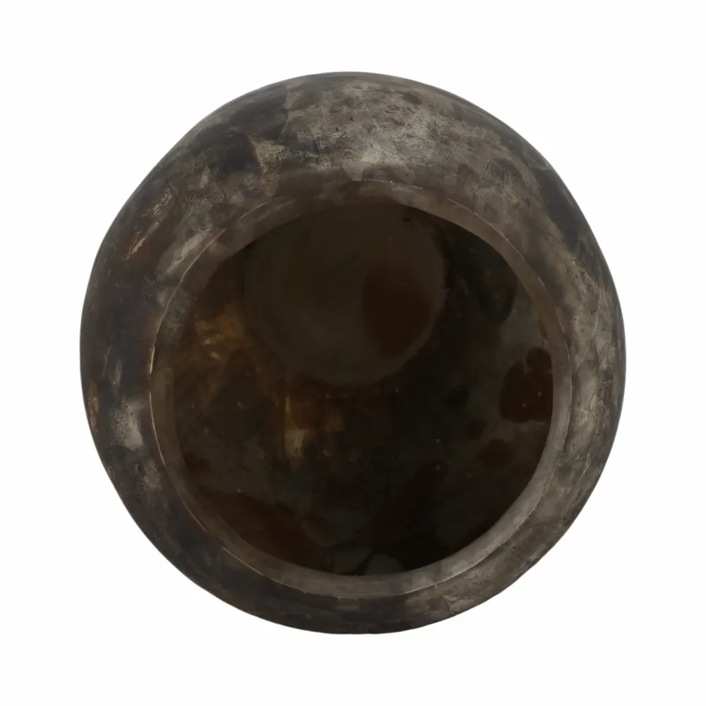 HENDONSIDE BROWN GLASS VASE 18 (IN)
