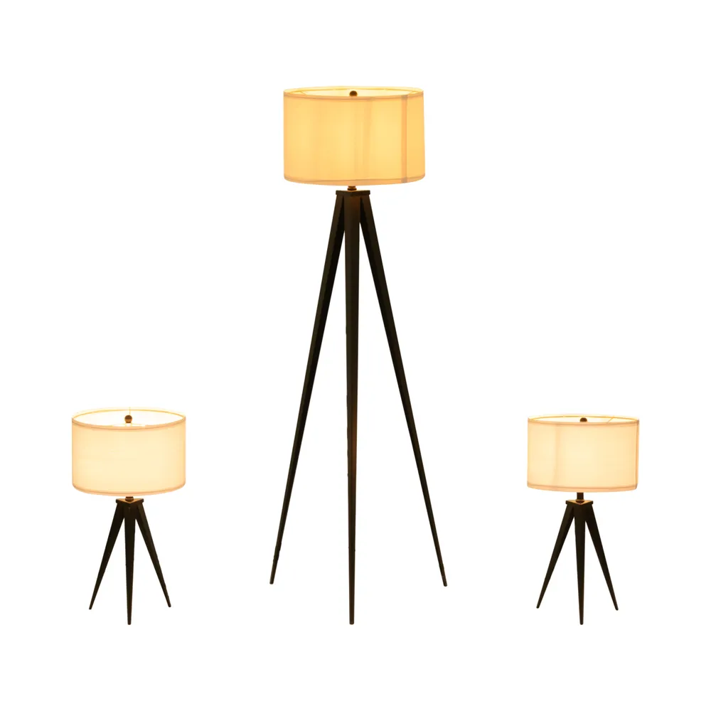 DASHPARK SET OF 3 BLACK LAMPS 60 (IN)