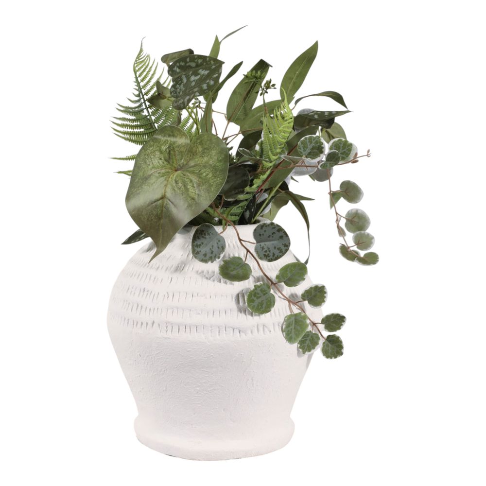 ROWANWORTH WHITE VASE 11 (IN)