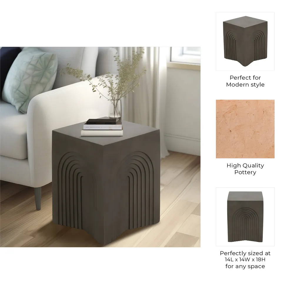 MILTONCROSS GRAY TABLE 18 (IN)