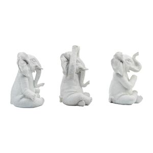 YATESWORTH SET OF 3 WHITE DECOR 8 (IN) 4