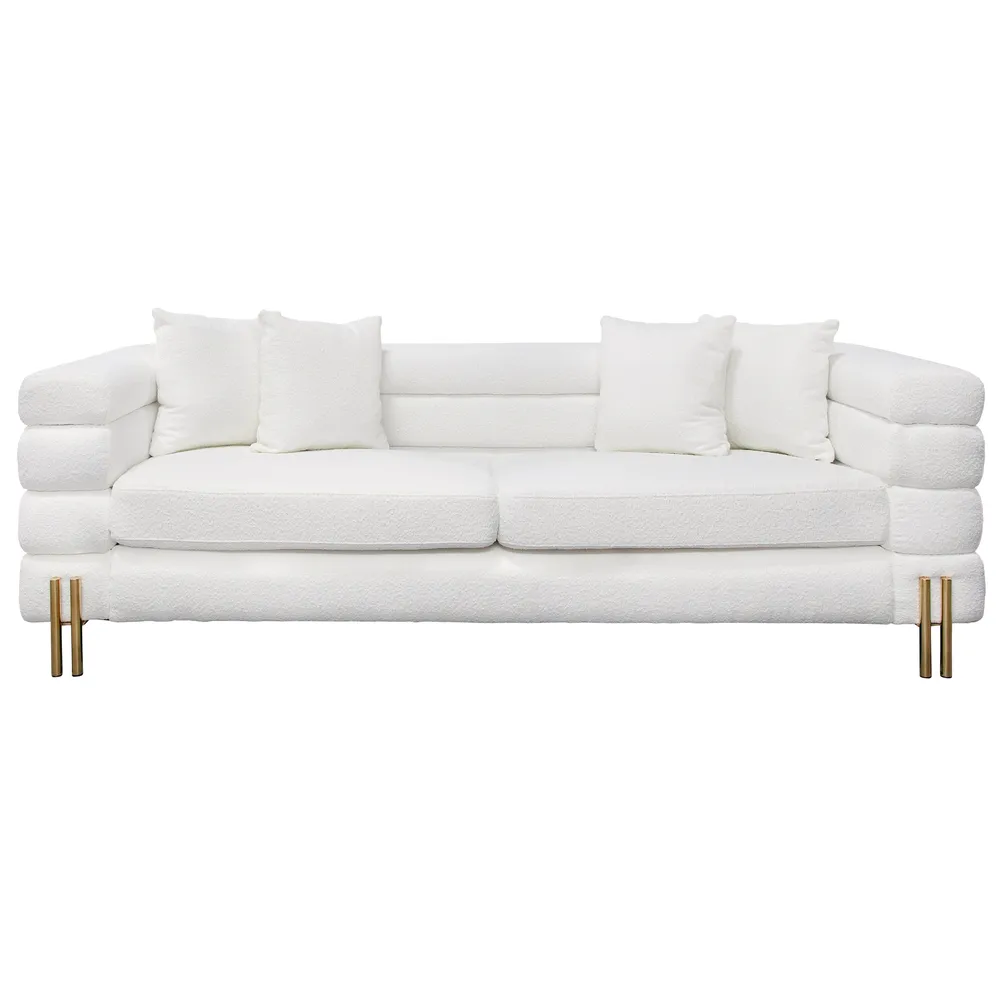 ESSEXRIDGE WHITE SOFA 91 (IN)