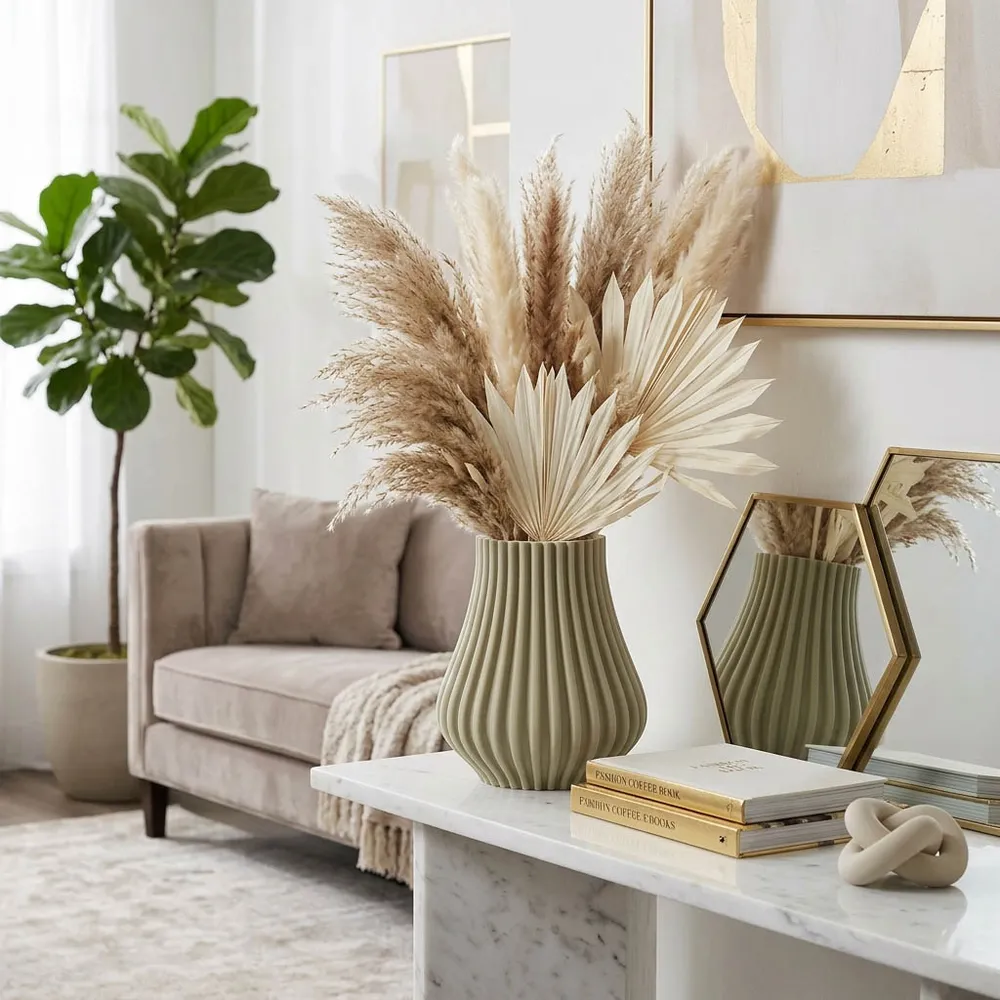 OPALBROOK TAN VASE 11 (IN)