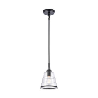 Boyer 6.5″ Wide 1-Light Mini Pendant - Matte Black