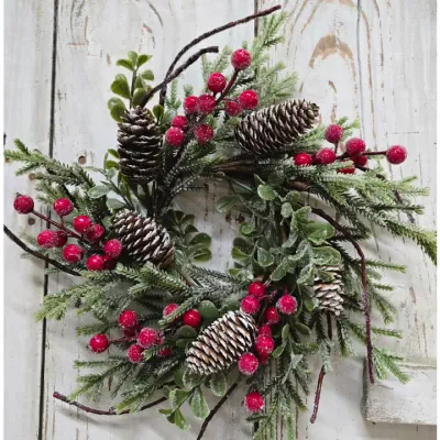 Crimson & Pine 4.5in Candle ring