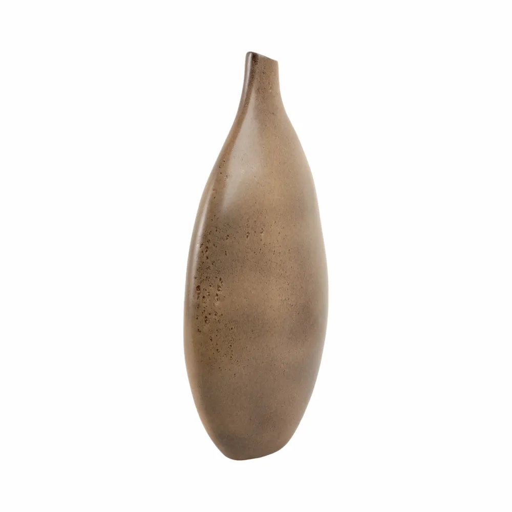 CABOTPARK BROWN VASE 21 (IN)