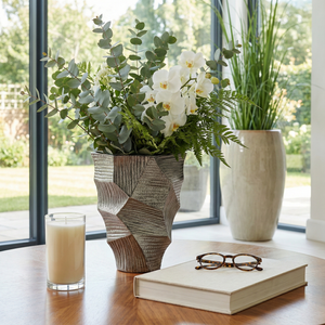 HARLANLEY GRAY VASE 12 (IN) 12