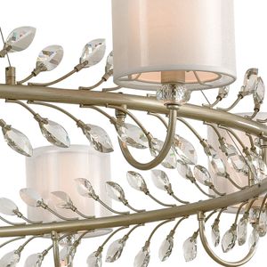 Asbury 62'' Wide 12-Light Chandelier - Aged Silver 3