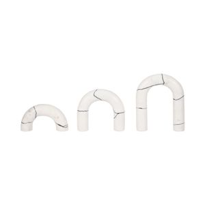 SYLVANOAK SET OF 3 WHITE DECOR 10 (IN) 5