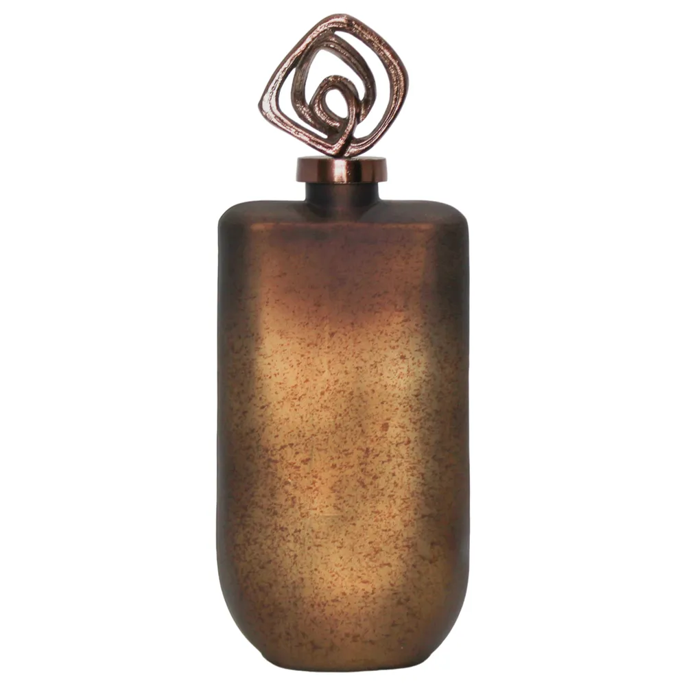 FINLEYGROVE BRONZE GLASS VASE 17 (IN)