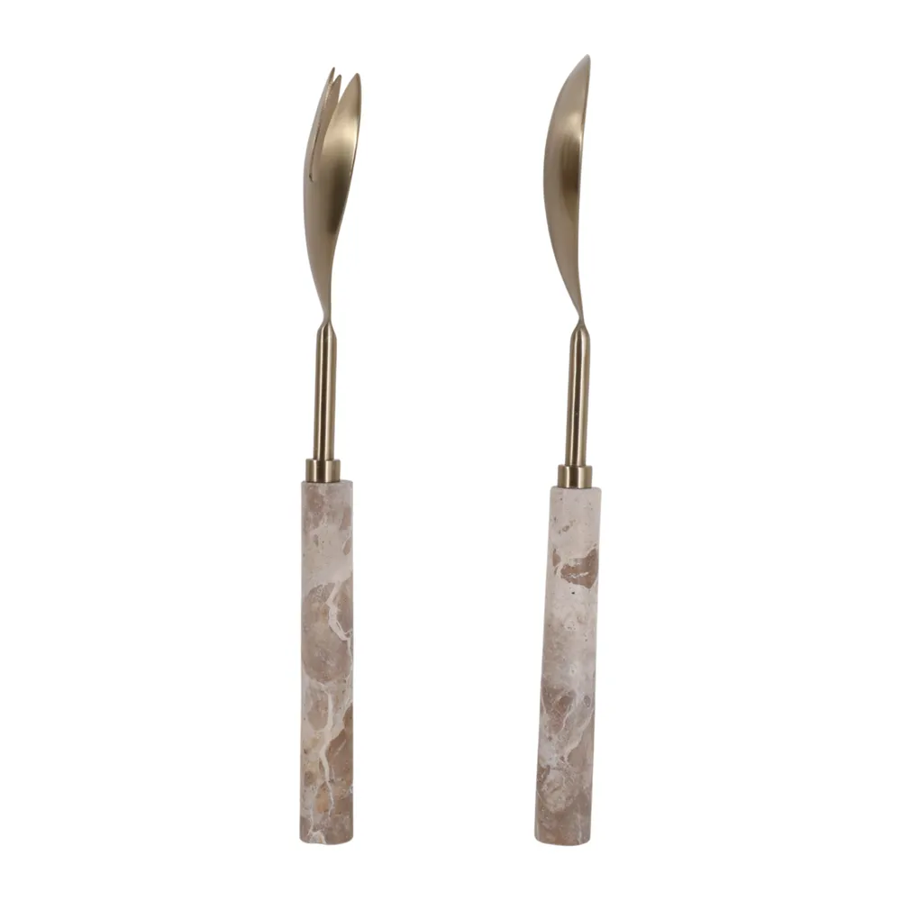 ALDEROAK SET OF 2 TAN SERVEWARE 1 (IN)