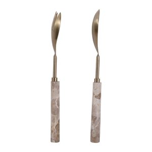 ALDEROAK SET OF 2 TAN SERVEWARE 1 (IN) 4