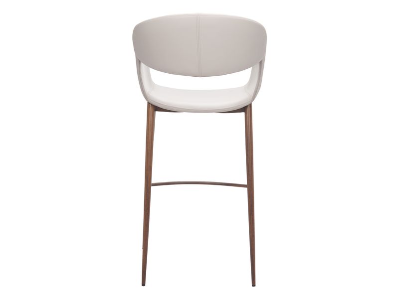 Limay Barstool Beige & Walnut 5