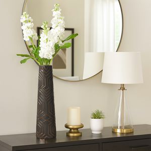 MORGANBROOK BLACK VASE 22 (IN) 12