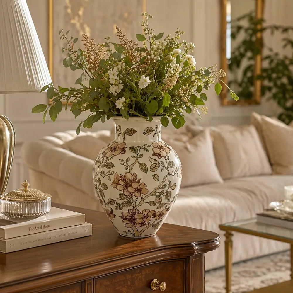 GAINESWOOD BROWN VASE 11 (IN)