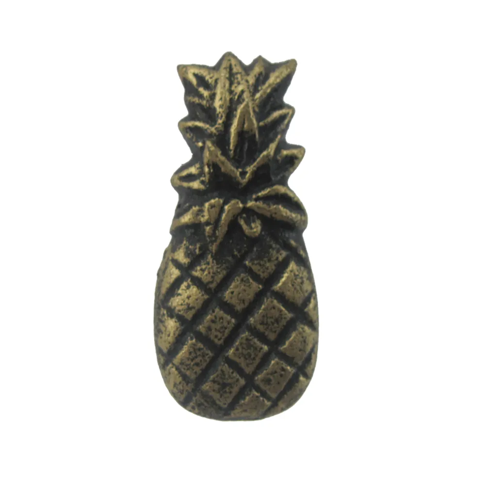 2.5" ANT GOLD C/I DRAWER PULL PINEAPPLE