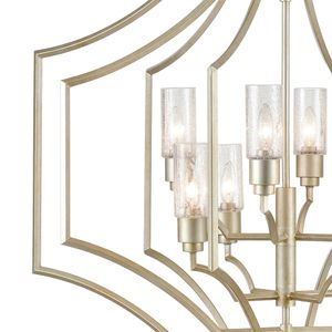 Cheswick 36'' Wide 8-Light Chandelier - Aged Silver 4