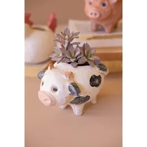 Set of 4 Farm Animal Planters 5