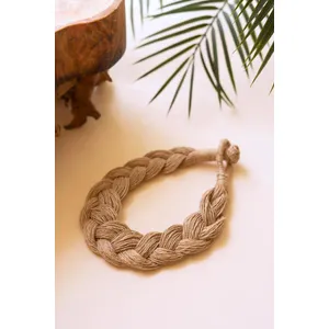 Natural Jute Braided Necklace 1
