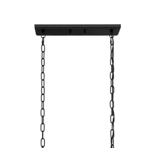 Melina 33'' Wide 3-Light Linear Chandelier - Matte Black 3