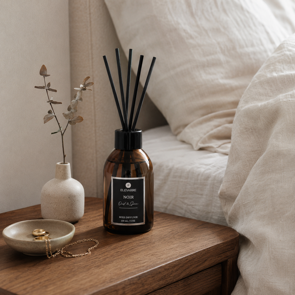 BURTONRUN NOIR OUD AND TOBACCO CANDLE 8 (IN)