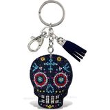 GLITTER KEYCHAIN - SUGAR SKULL 1