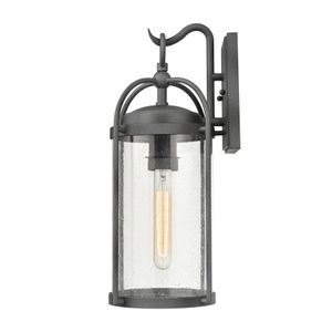 Catalonia 17.5'' High 1-Light Outdoor Sconce - Distressed Zinc 4