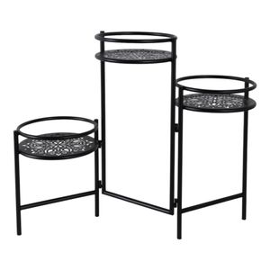 HALTONCROSS BLACK PLANT STAND 22 (IN) 5