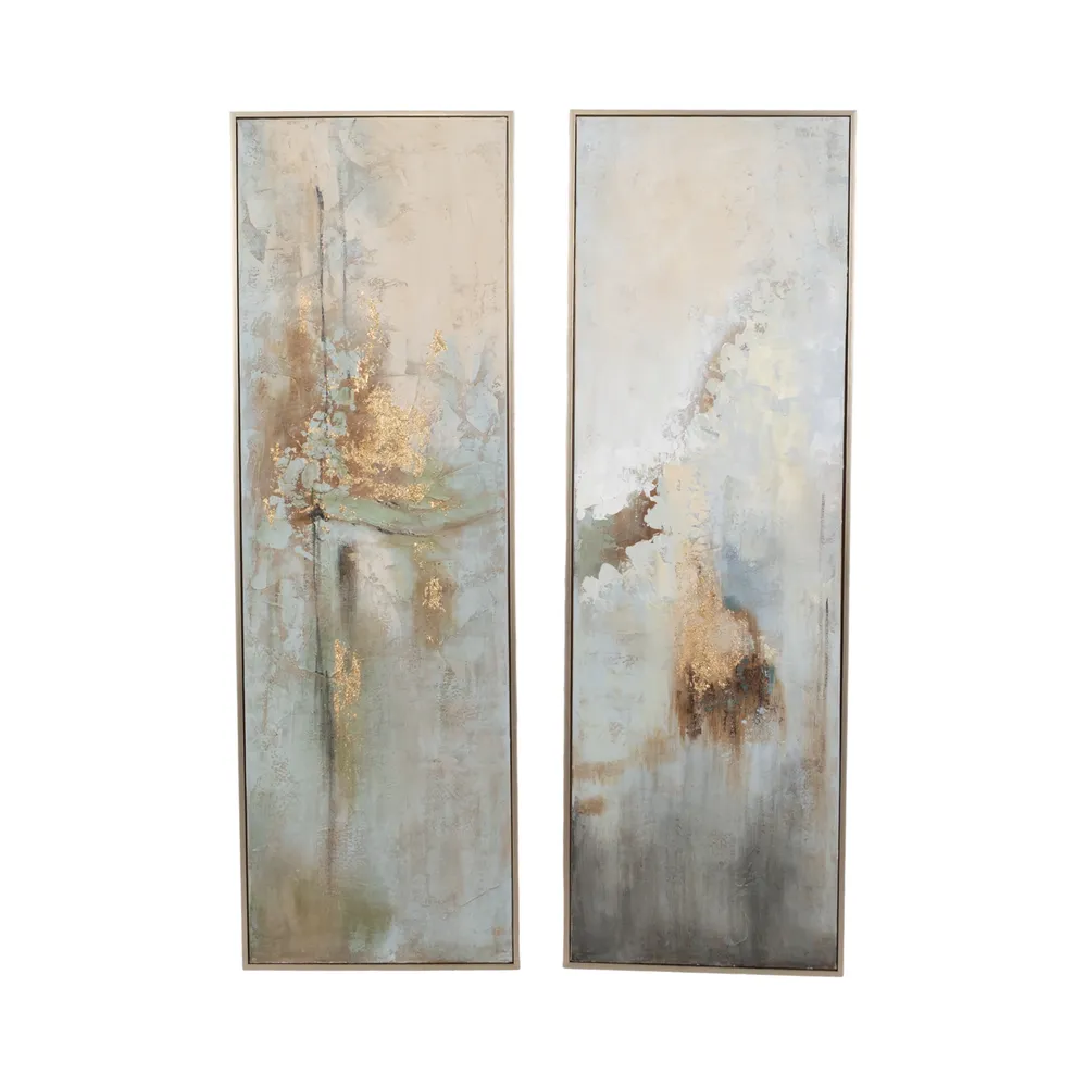 ELDERBEACH SET OF 2 BROWN ART 70 (IN)
