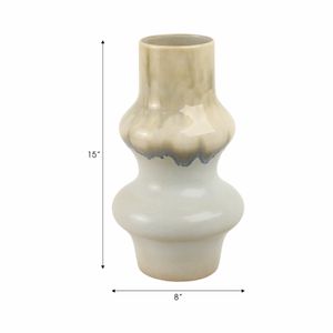 CHASEBURN GRAY VASE 15 (IN) 10