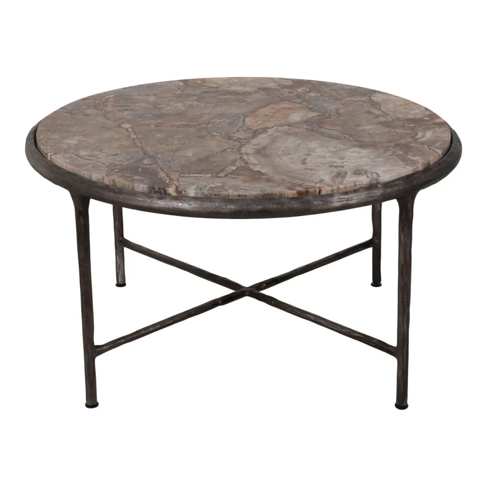 NORASTONE SILVER COFFEE TABLE 17 (IN)