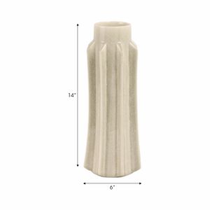 BAKERHAVEN TAUPE VASE 14 (IN) 9