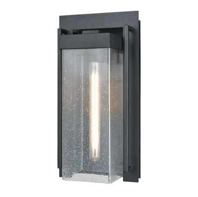 Overton 17″ High 1-Light Outdoor Sconce - Matte Black
