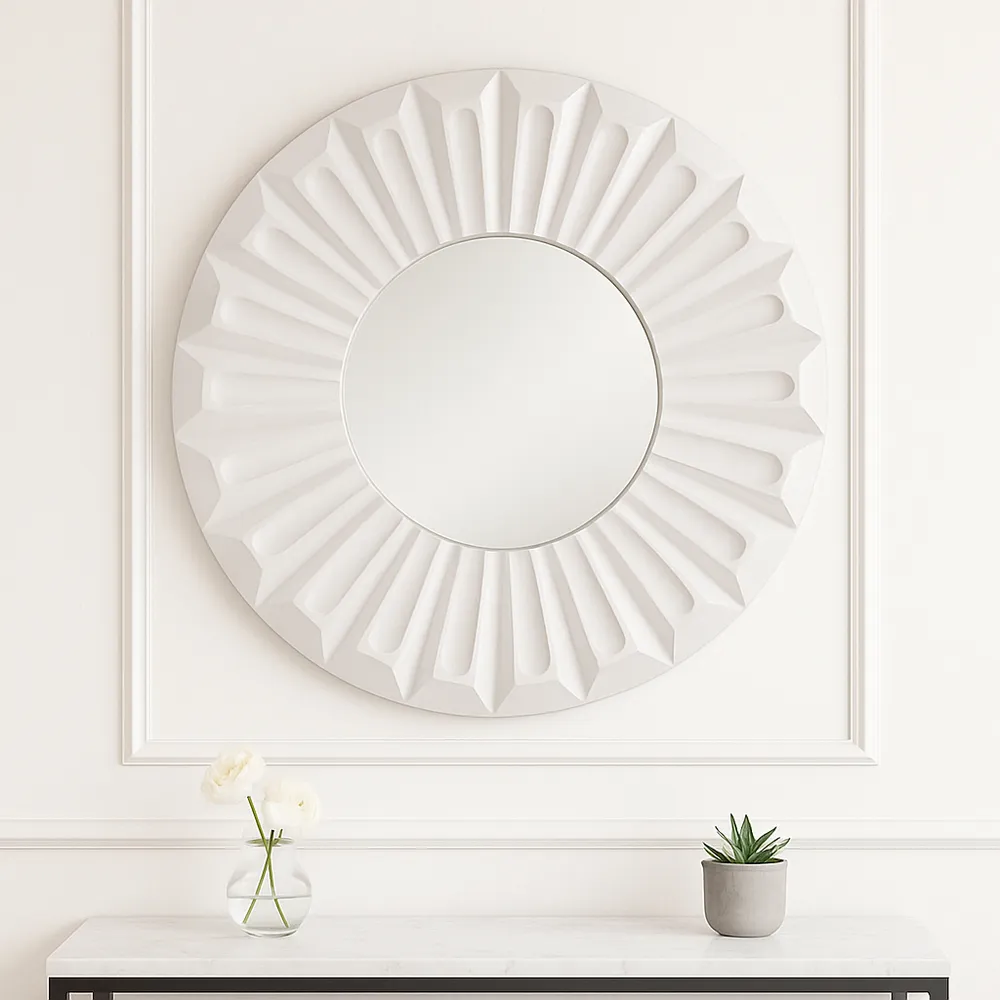 CADENMORE IVORY MIRROR 36 (IN)